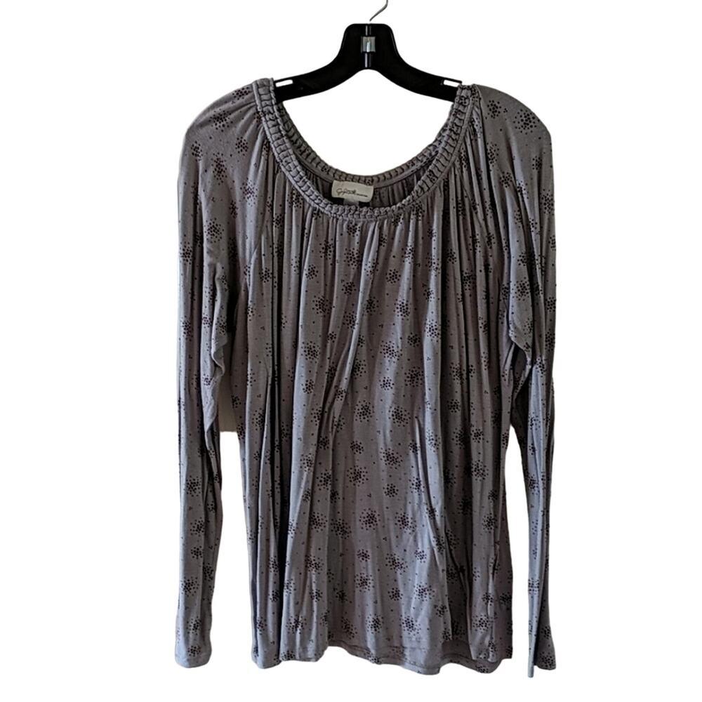 Jaclyn Smith Long Sleeve Top, XXL